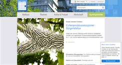 Desktop Screenshot of erlangen.de